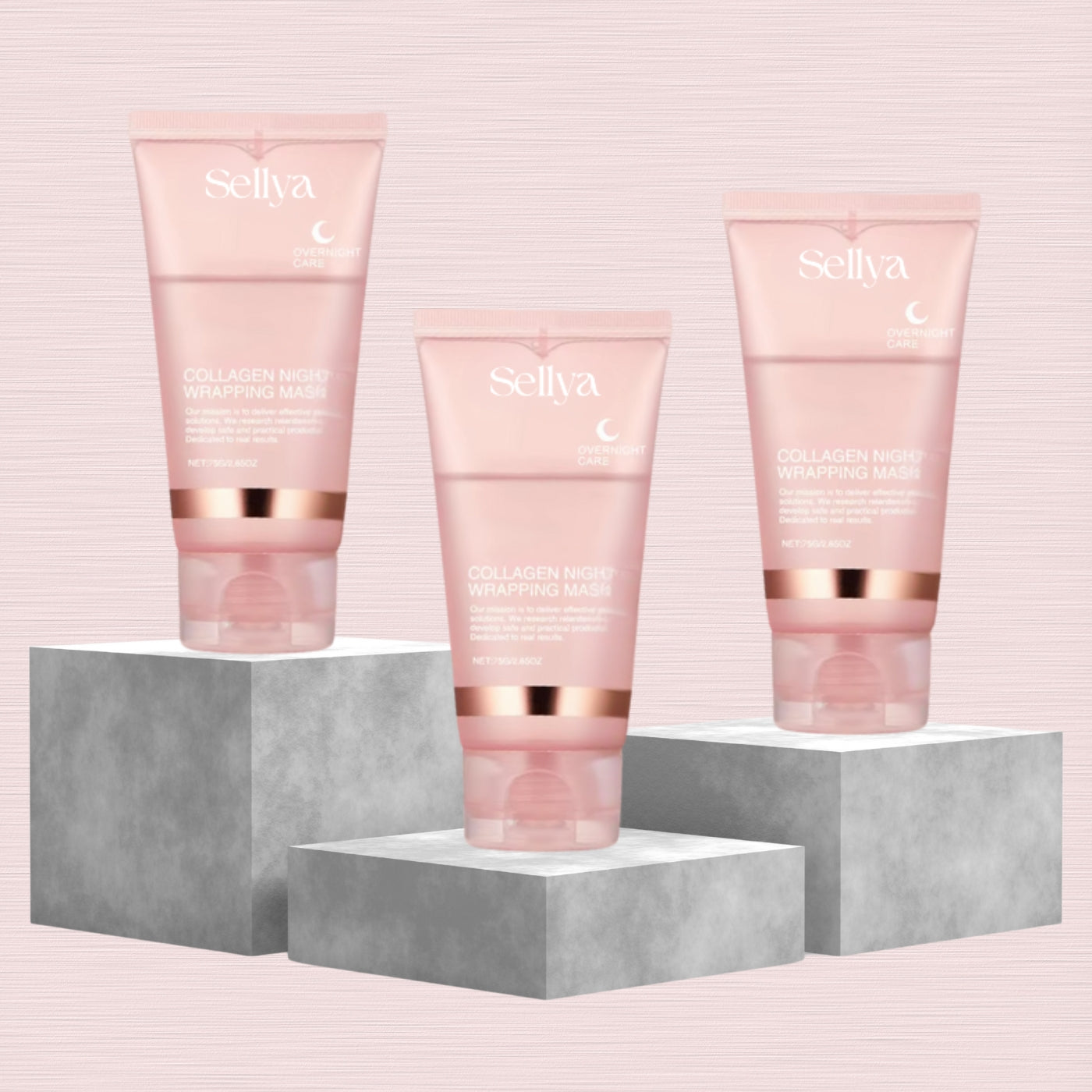 SELLYA® - Crème Masque de Nuit au Collagène