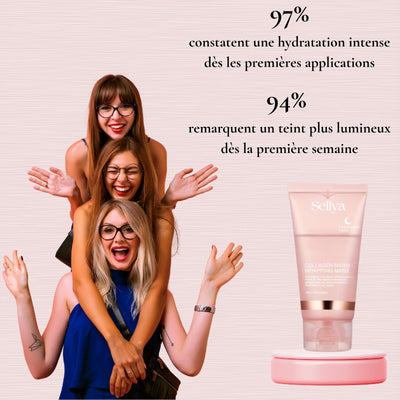 SELLYA® - Crème Masque de Nuit au Collagène